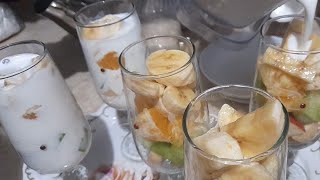 طريقه عمل سلطه الفواكه (fruit salad )في ٥ دقايق