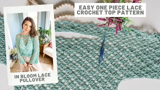 Easy One Piece Lace Crochet Top Pattern