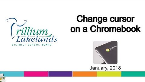 Change cursor features on a Chromebook