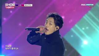 180214 아이콘 사랑을 했다 Love Scenario + 뷰티풀 Beautiful 라이브 컷 @ 쇼챔