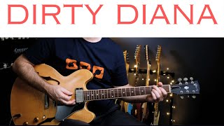 How to play Dirty Diana by Michael Jackson (guitar lesson)