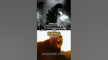 Godzilla (1954) vs Kong (2017) #edit