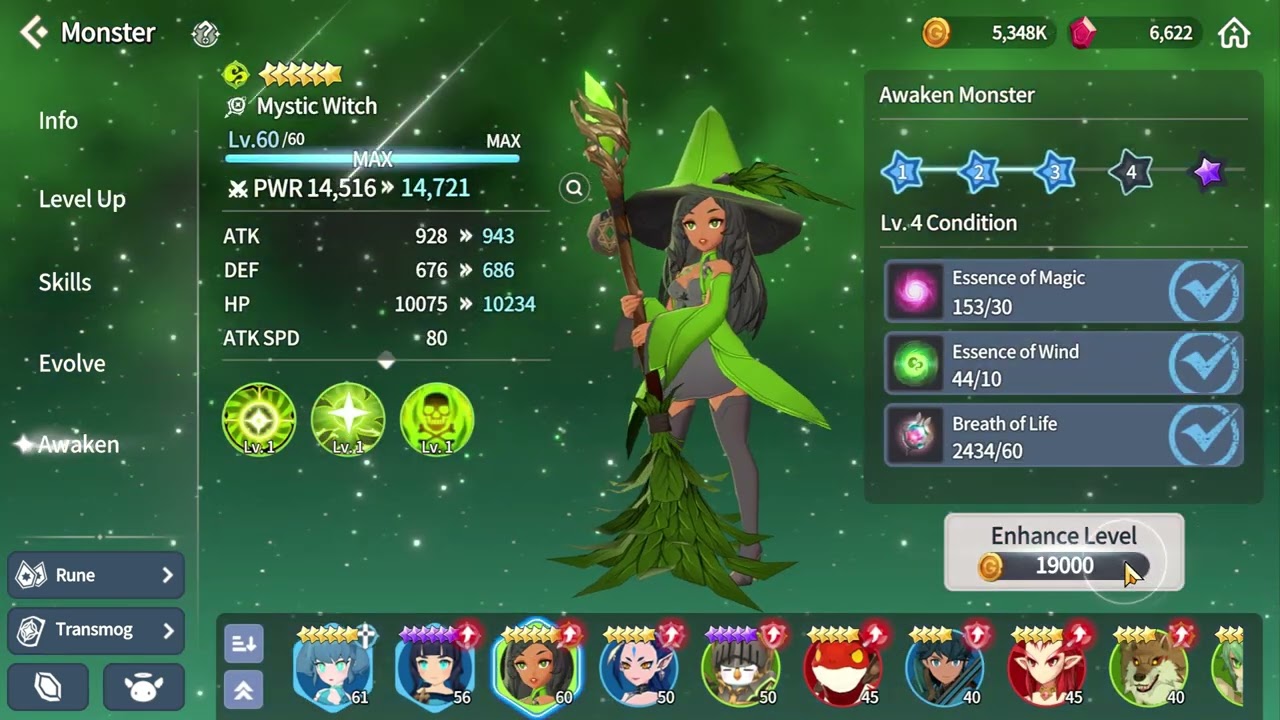 Summoners War Chronicles | How to Awaken Wind Witch