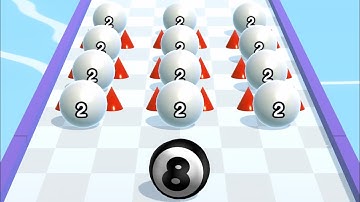 Ball Run 2048 🎱👩‍❤️‍👨🐷 MAX LEVELS!! All Levels Gameplay Walkthrough Android, iOS NEW UPDATE!!!