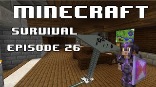 Minecraft Vanilla Survival - Episode 26 - Enderman XP Farm and Map Room!