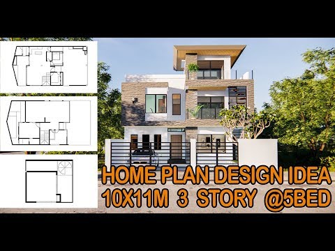 luxary-three-story-home-design-10x11m