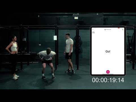 How many athletes' vertical jumps can Output Sports test in 30 seconds with one sensor?