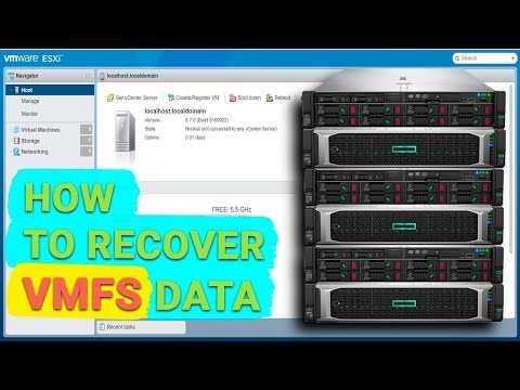How to Recover Virtual Machine Data from VMWare vSphere ESXi Hypervisor with VMFS File System