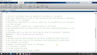 Multi Nomial Logistic Regression in Matlab