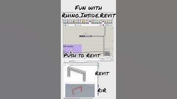 Having Fun with Rhino.Inside.Revit #rhinoinsiderevit #revit #revitbim #parametric