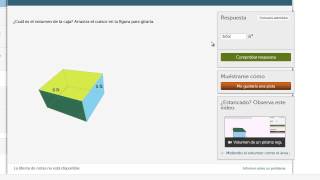 Volume of a rectangular prism or box
