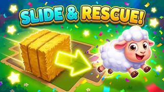 Sheep Rescue: Block Slide Game Gameplay Android Mobile screenshot 1
