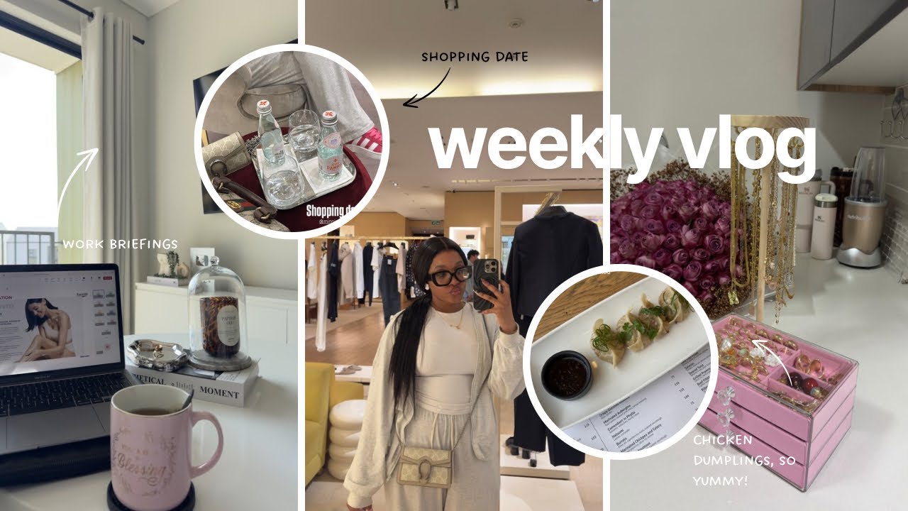 #vlog | work briefings, lunch dates, shopping + many more 