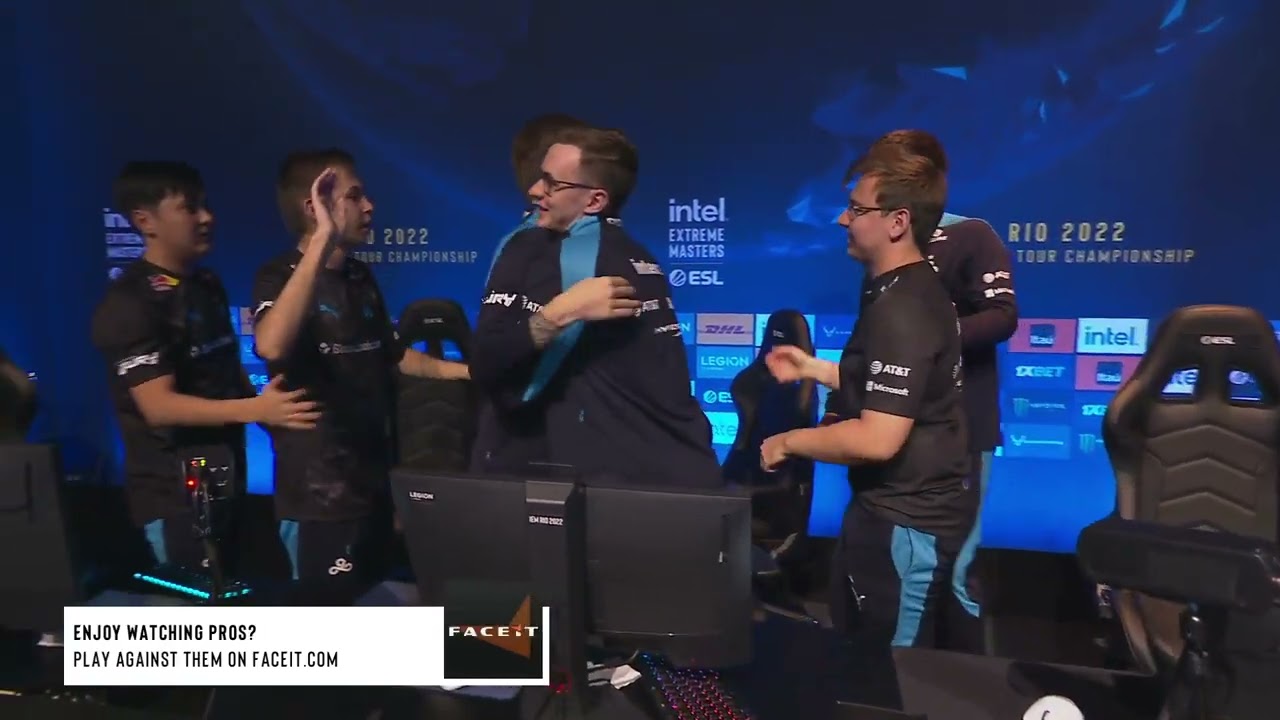 EMOTIONS AFTER COMEBACK CLOUD9 AGASINST FAZE 4-13 / IEM RIO MAJOR 2022