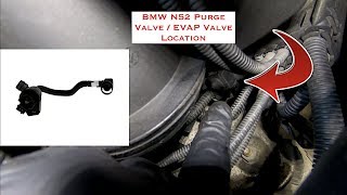 BMW N51 N52 Purge Valve / EVAP Valve / Fuel Tank Vent Valve Location P0442 P0440