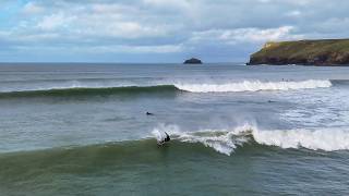 Surfing INSANE Cornish Novelty Wave