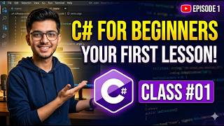 C# Tutorial for Beginners | Lecture 1: Introduction to C# &amp; Setup in Hindi