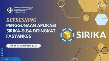 REFRESHING PENGGUNAAN APLIKASI SIRIKA-SIGA