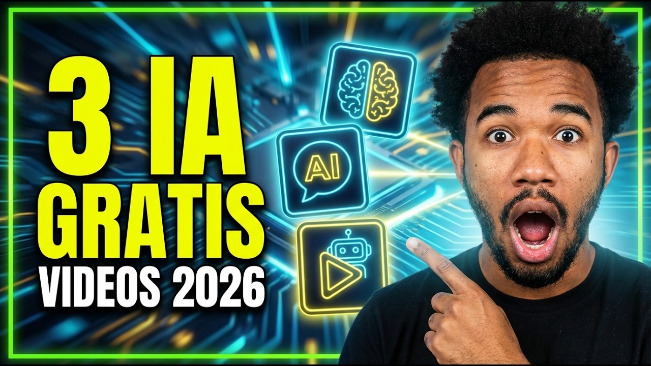 Las 3 MEJORES Herramientas IA para Crear Videos GRATIS en 2026 (Sin Experiencia)