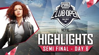 [Highlights] PMCO Fall Split Nepal 2021 | Semi Finals - Day 6