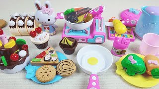 61 Minutes Satisfying with Unboxing Cute Pink Rabbit Kitchen ASMR | Review Toys