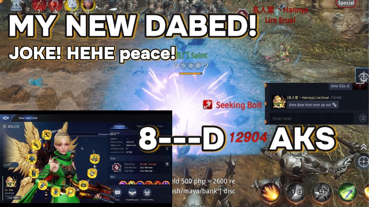 MIR4 PVP: 408K PS?? THE NEW DABED HAHA JOKE