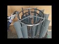 Amazing invention from and old bicycle wheel and an old washing machine motor!