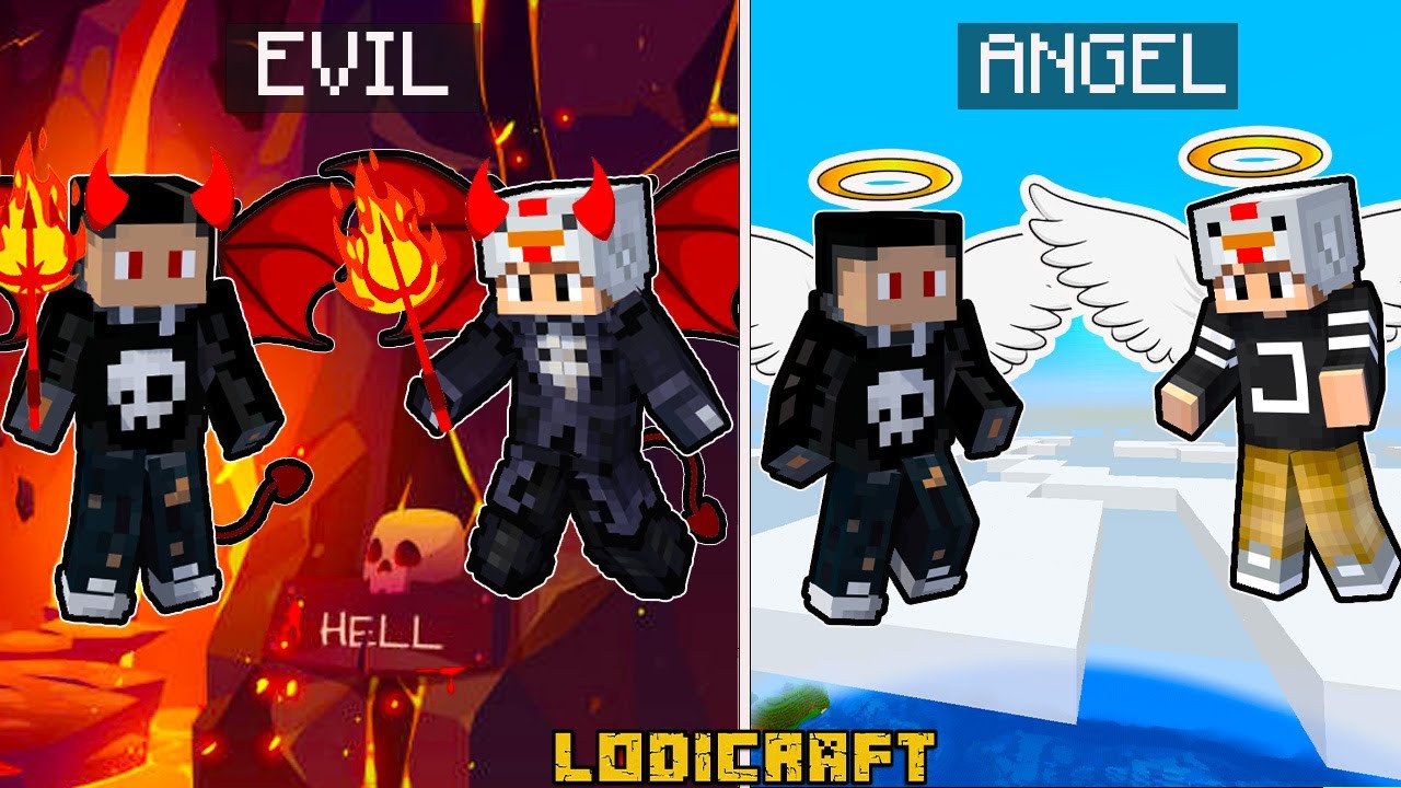 Minecraft, But From EVIL to ANGEL!