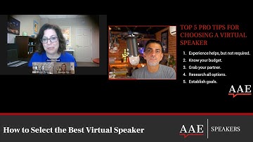 Top 5 Tips for Selecting the Best Virtual Speaker