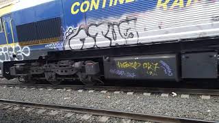 Maquina de mantenimiento en la estación de Murcia del Carmen