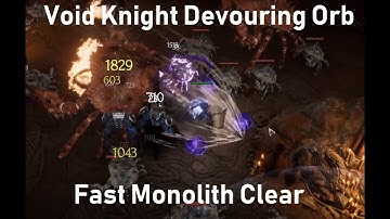 Last Epoch Devouring orb , Void Knight Build