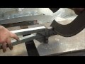 Самодельный кромкогиб, работа и устройство. (metal bender, press brake)