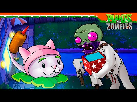 Видео: 🔥 КОТ КАМЫШ ПРОТИВ ХАРДКОРНЫХ ЗОМБИ! ТУМАН НА ВСЮ КАРТУ! 🔥 Plants vs Zombies (Растения против зомби)