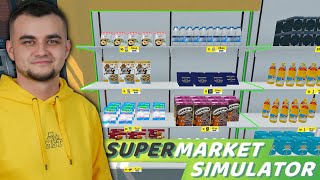 Supermarket Simulator #5 Słodkości na półkach! Trzeba powiększać sklep! ❤MST