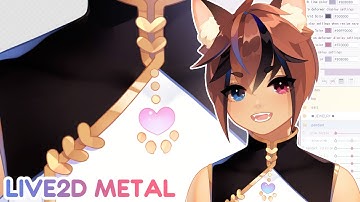 【live2d】 metal highlights rigging tutorial