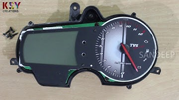 fix apache rtr rpm needle - rpm needle problem - fix rpm meter issue