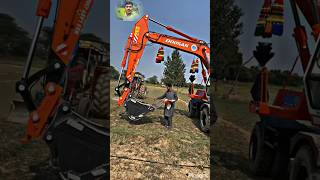 Gaon Min Nayi Crane Aa Gayi Loading Ke Laye ytshorts crane viral foryou punjabi new