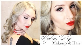 Modern Pin-up Makeup and Hair Tutorial screenshot 4