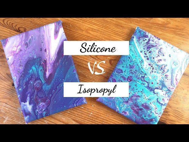 Acrylic Pouring for Beginners, Making Cells with Silicone & Isopropyl  Alcohol (Video)