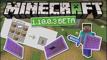 Minecraft - HOW TO USE SHIELDS ( Explained ) 1.10 BETA - MCPE / Bedrock / Xbox / Windows 10