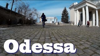 # 18 ODESSA. Прогулка по Одессе. Что посмотреть? Вражеское ядро!!!(Всем привет! В Одессу пришла весна. Пошли гулять по городу? Уголки старой Одессы, Тещин мост и Дюк де Ришелье..., 2016-03-23T09:34:01.000Z)