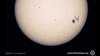 HMI continuum (2014-10-21 08:32:45 - 2014-10-28 05:55:59 UTC)