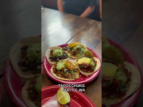 Video thumbnail: Tacos chukis #tacos #food #mexican #seattle
