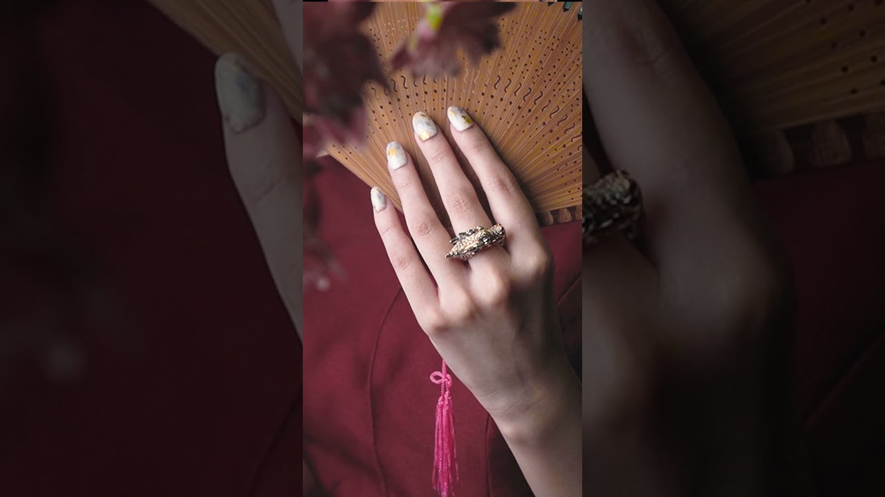 Year of the dragon diamond ring