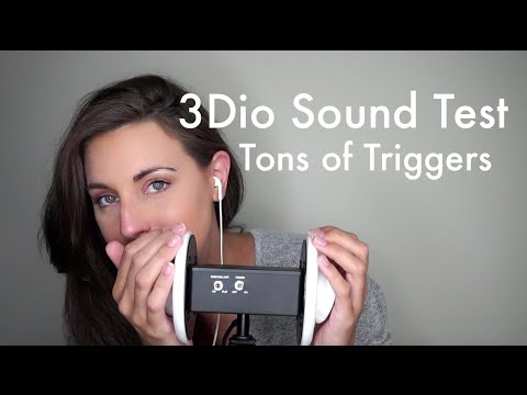 ASMR 3Dio Test – Ear to Ear, Case Tapping, Mouth Sounds, Unintelligible Whispering, MORE