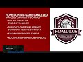 Romulus High School cancels homecoming game after reported threat