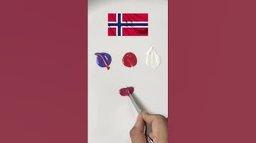 what colour do mixed flag make? ( part-4) #colormixing #paintmixing #satisfyingcolourmixing #asmrart