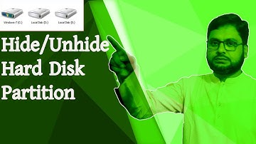 How To Hide/ Unhide Your Computer Hard Disk Partition (আপনার Hard Drive Partition যেভাবে লুকাবেন) |