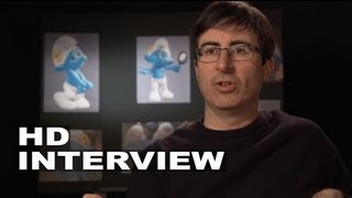The Smurfs 2 John Oliver Vanity Smurf Interview Screenslam