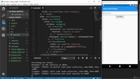Master Flutter Dart De cero a experto - Flutt Widgets en profundidad - 4 Widget Alert Dialog Parte 2